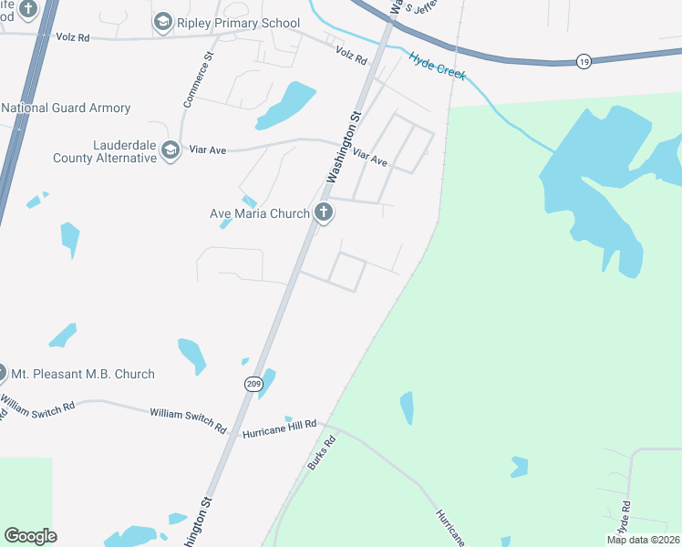 map of restaurants, bars, coffee shops, grocery stores, and more near 537 Best Street in Ripley