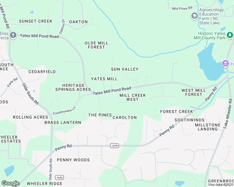 map of restaurants, bars, coffee shops, grocery stores, and more near 5104 Duntrune Court in Raleigh