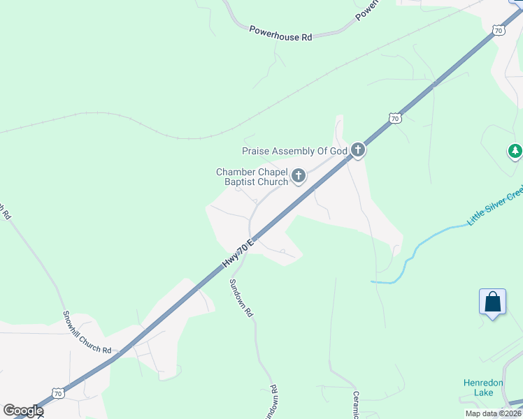 map of restaurants, bars, coffee shops, grocery stores, and more near 1042 U.S. 70 in Morganton