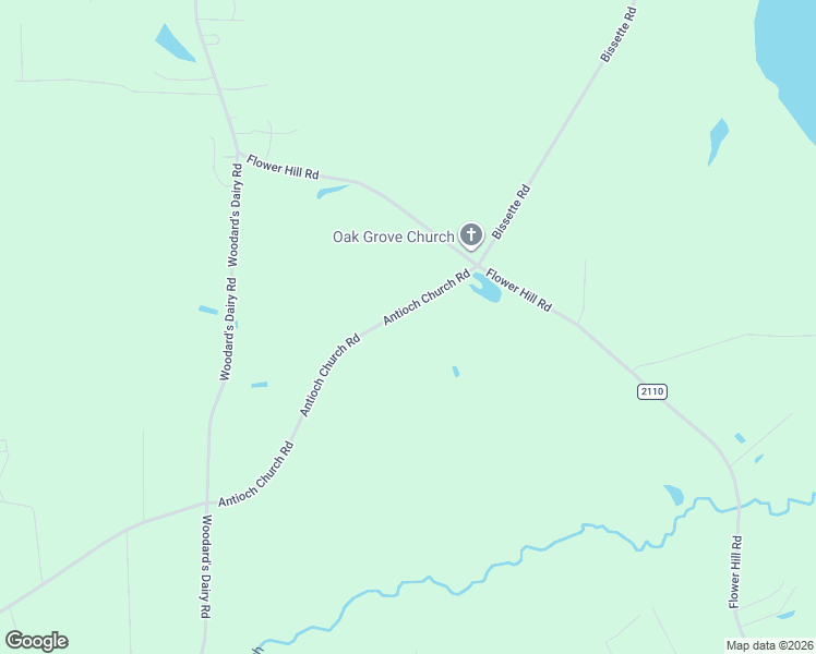 map of restaurants, bars, coffee shops, grocery stores, and more near 7330 Antioch Church Road in Middlesex