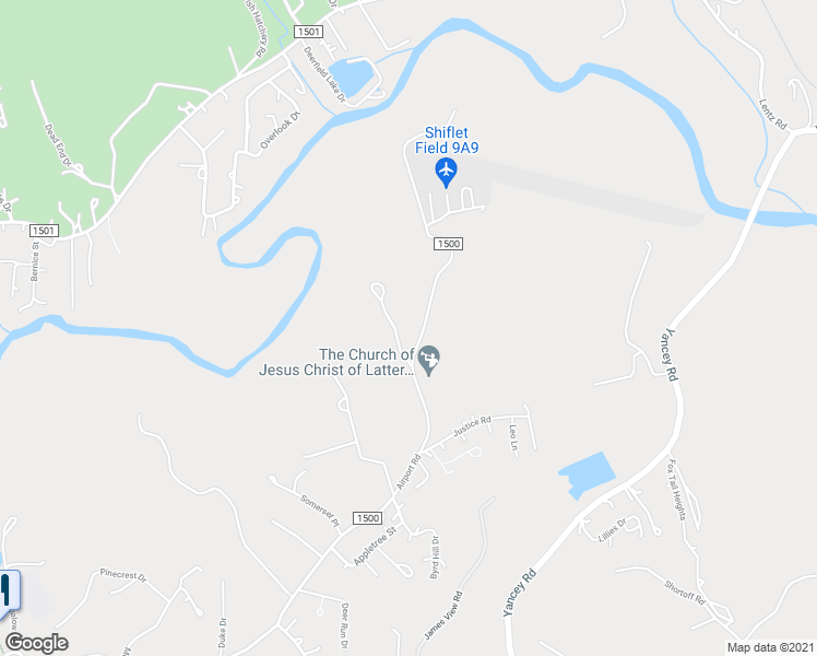 map of restaurants, bars, coffee shops, grocery stores, and more near 2305 Airport Road in Marion