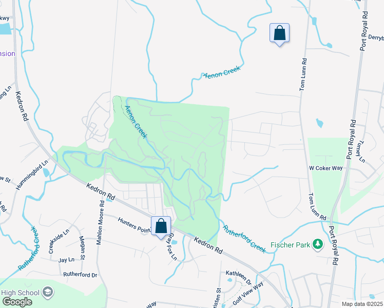 map of restaurants, bars, coffee shops, grocery stores, and more near Unnamed Road in Spring Hill