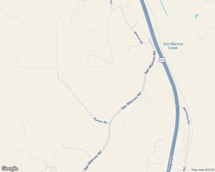map of restaurants, bars, coffee shops, grocery stores, and more near 390 San Marcos Road in Paso Robles
