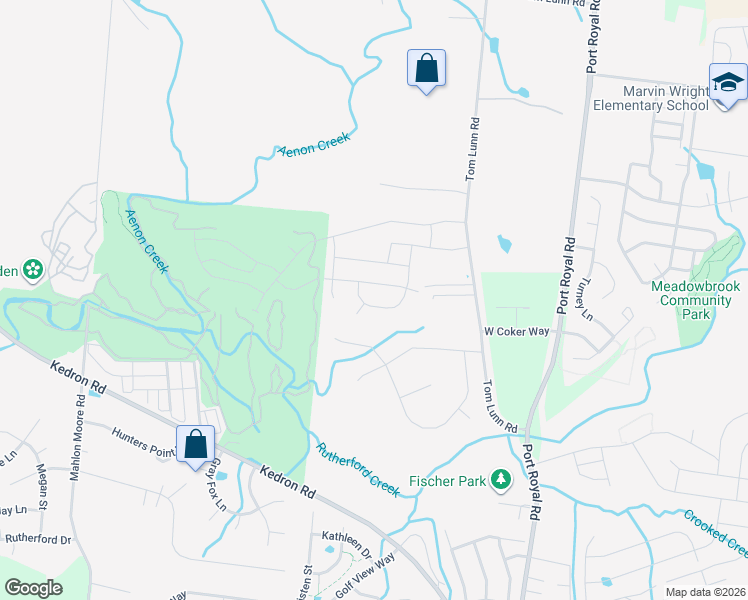 map of restaurants, bars, coffee shops, grocery stores, and more near 4437 Tom Lunn Road in Spring Hill