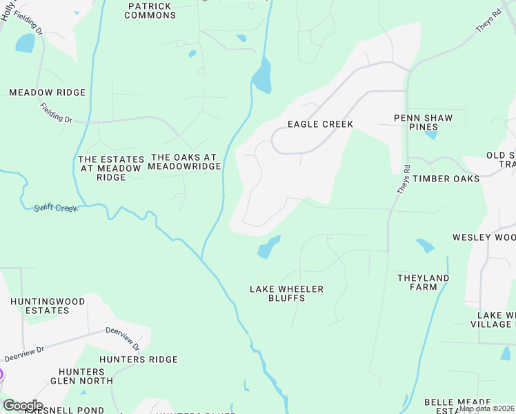 map of restaurants, bars, coffee shops, grocery stores, and more near 2125 Gardenbrook Drive in Raleigh
