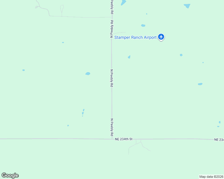 map of restaurants, bars, coffee shops, grocery stores, and more near North Peebly Road in Luther