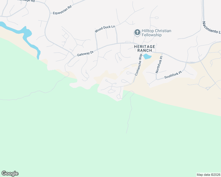 map of restaurants, bars, coffee shops, grocery stores, and more near 5206 Running Rabbit Circle in Heritage Ranch
