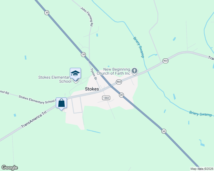 map of restaurants, bars, coffee shops, grocery stores, and more near 2825 Nc 903 S in Winterville