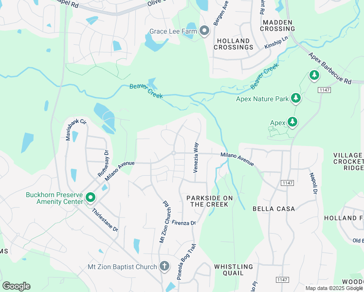 map of restaurants, bars, coffee shops, grocery stores, and more near 1788 Baldhead Island Drive in Apex