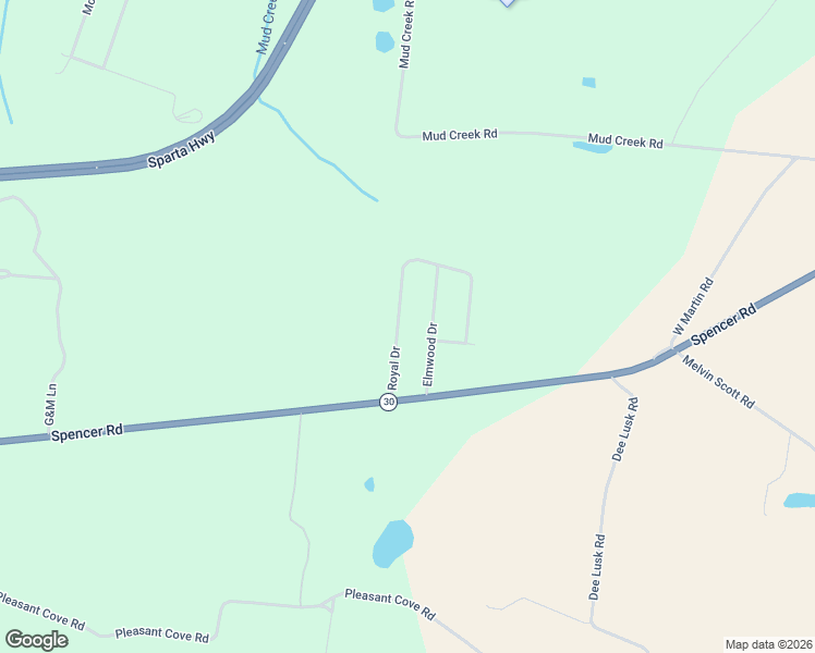 map of restaurants, bars, coffee shops, grocery stores, and more near 168 Royal Drive in Rock Island