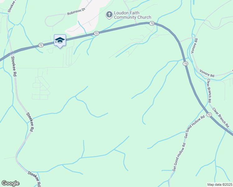 map of restaurants, bars, coffee shops, grocery stores, and more near in Loudon