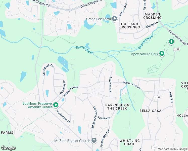 Lumber River Trail, Apex NC Walk Score