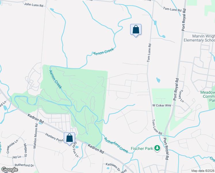 map of restaurants, bars, coffee shops, grocery stores, and more near 4437 Tom Lunn Road in Spring Hill