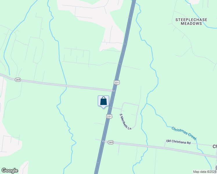 map of restaurants, bars, coffee shops, grocery stores, and more near 171 Walnut Grove Road in Christiana
