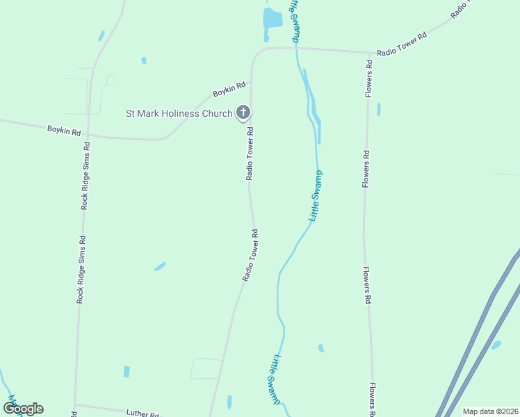 map of restaurants, bars, coffee shops, grocery stores, and more near 6379 Radio Tower Road in Wilson