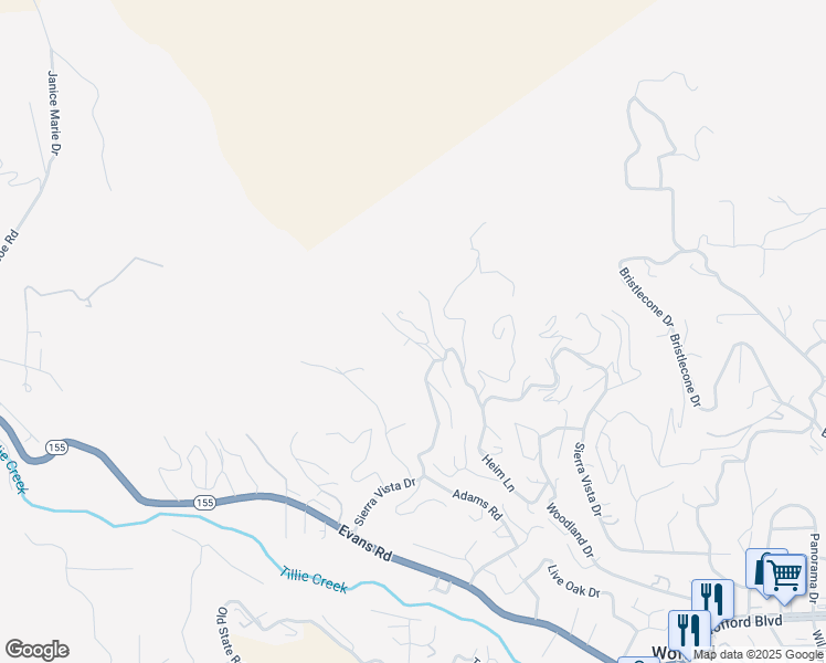 82 Canyon Drive, Wofford Heights CA Walk Score