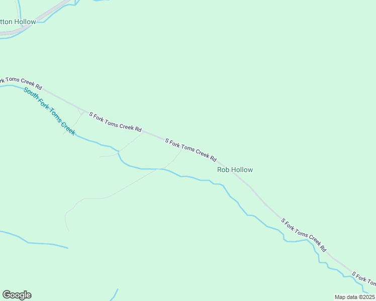 map of restaurants, bars, coffee shops, grocery stores, and more near 1259 South Fork Toms Creek Road in Linden