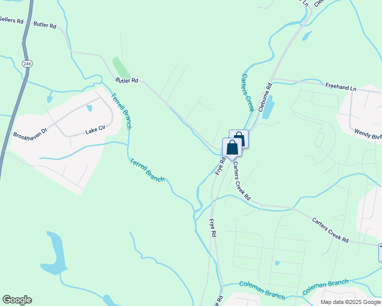map of restaurants, bars, coffee shops, grocery stores, and more near 3027 Butler Road in Columbia