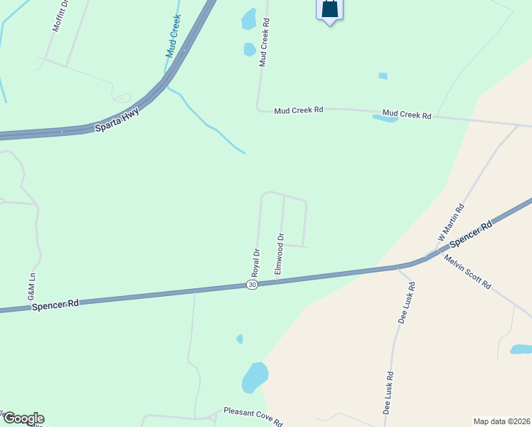 map of restaurants, bars, coffee shops, grocery stores, and more near 250 Royal Drive in Rock Island