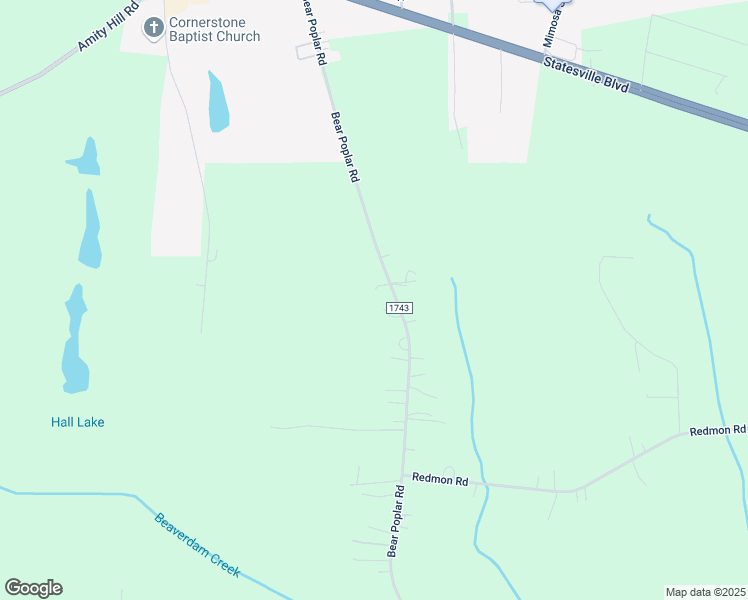 map of restaurants, bars, coffee shops, grocery stores, and more near 830 Bear Poplar Road in Cleveland