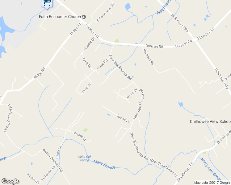 map of restaurants, bars, coffee shops, grocery stores, and more near 100 Sienna Way in Maryville