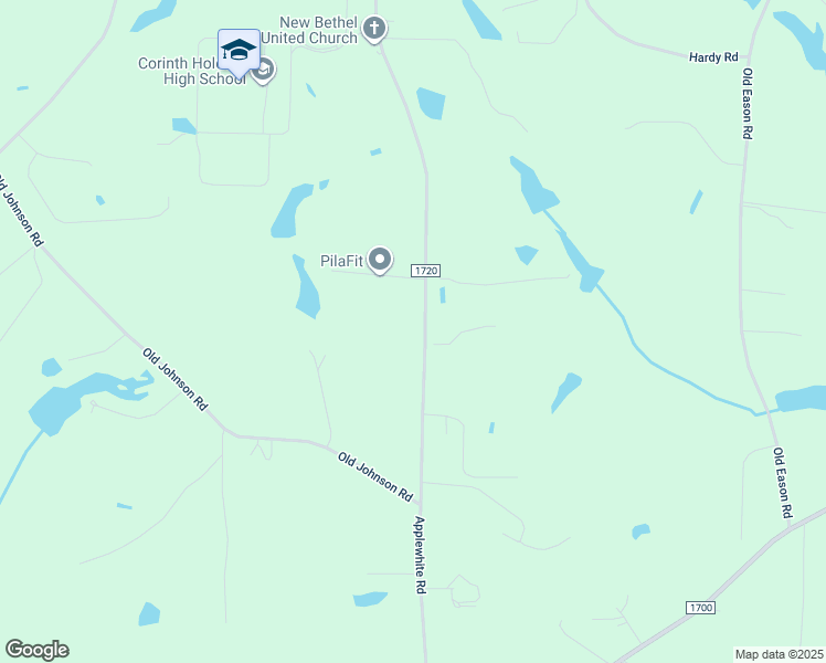 map of restaurants, bars, coffee shops, grocery stores, and more near 6097 Applewhite Road in Wendell