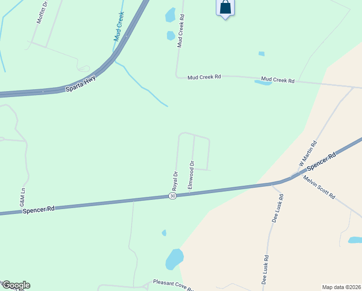 map of restaurants, bars, coffee shops, grocery stores, and more near 250 Royal Drive in Rock Island