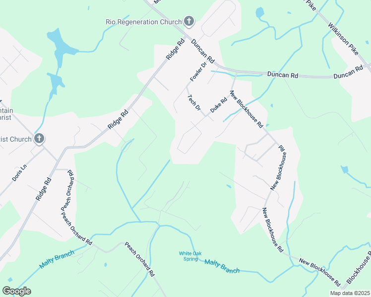 map of restaurants, bars, coffee shops, grocery stores, and more near 231 Penn Drive in Maryville