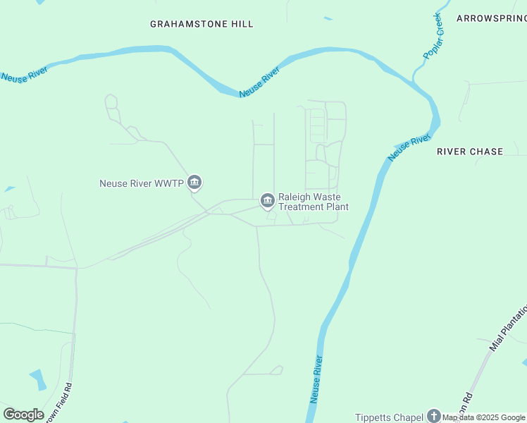 map of restaurants, bars, coffee shops, grocery stores, and more near 8500 Battle Bridge Road in Raleigh