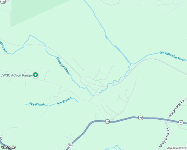 map of restaurants, bars, coffee shops, grocery stores, and more near 107 Meadows Station Drive in Nebo