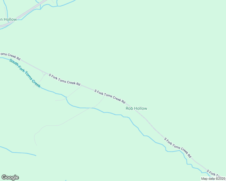 map of restaurants, bars, coffee shops, grocery stores, and more near 1259 South Fork Toms Creek Road in Linden