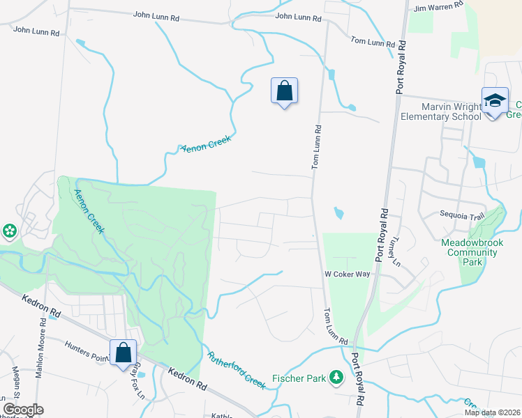 map of restaurants, bars, coffee shops, grocery stores, and more near 151 Southwind Run in Spring Hill
