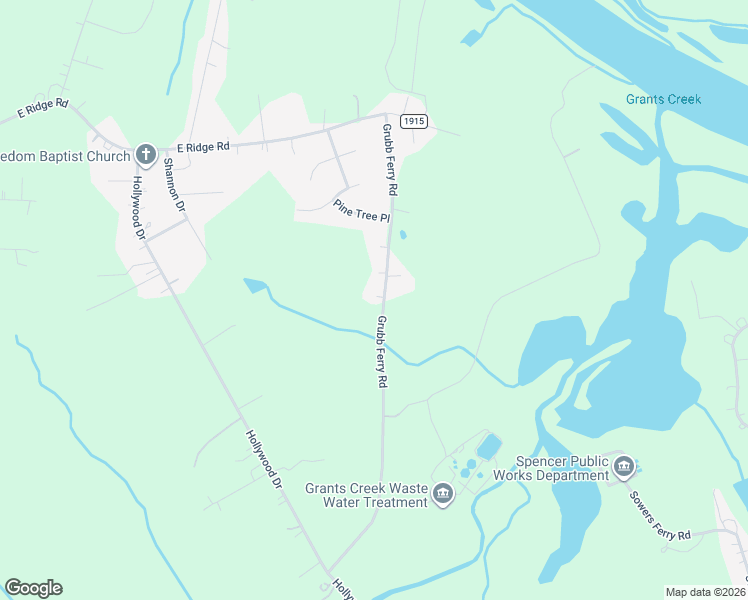 map of restaurants, bars, coffee shops, grocery stores, and more near 2350 Grubb Ferry Road in Salisbury