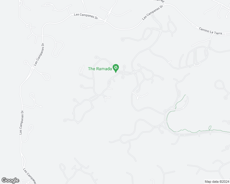 map of restaurants, bars, coffee shops, grocery stores, and more near 18 Vía Pampa in Santa Fe