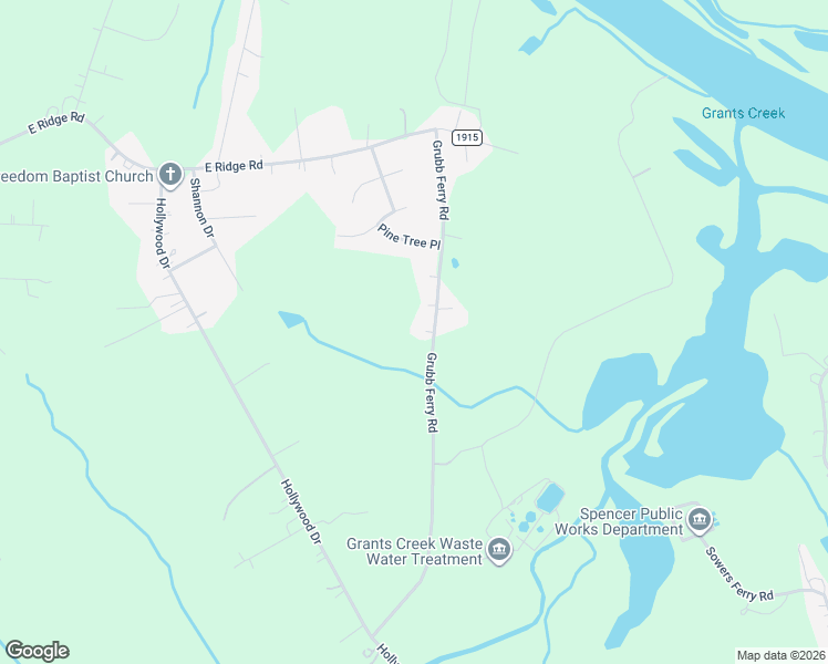 map of restaurants, bars, coffee shops, grocery stores, and more near 2350 Grubb Ferry Road in Salisbury