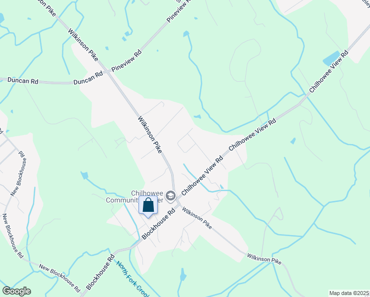 map of restaurants, bars, coffee shops, grocery stores, and more near 3109 Nickle Point Drive in Maryville