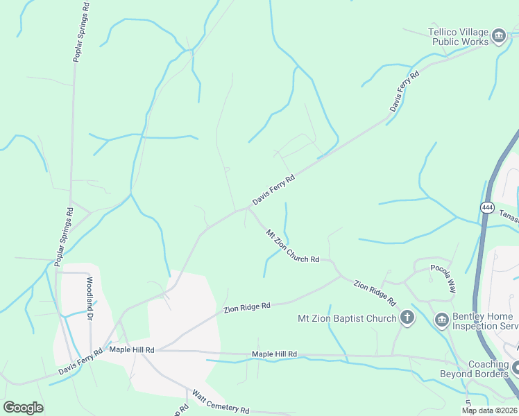 map of restaurants, bars, coffee shops, grocery stores, and more near 255 Mount Zion Church Road in Loudon