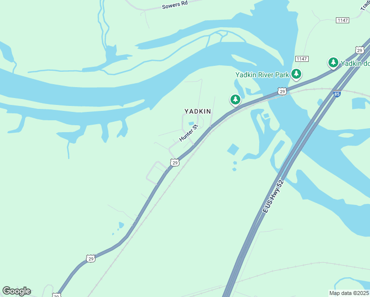 map of restaurants, bars, coffee shops, grocery stores, and more near 2345 North U.S. Highway 29 in Salisbury