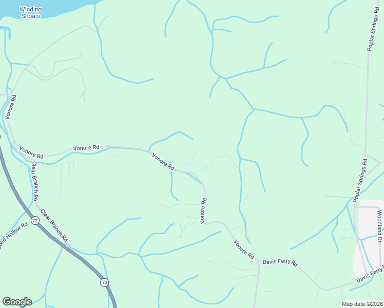 map of restaurants, bars, coffee shops, grocery stores, and more near 7171 Vonore Road in Loudon
