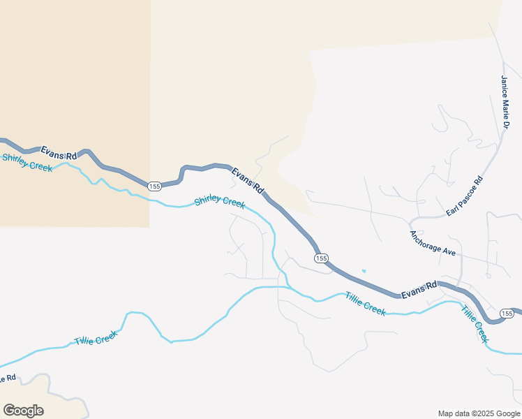 map of restaurants, bars, coffee shops, grocery stores, and more near 204 Tillie Creek Road in Wofford Heights