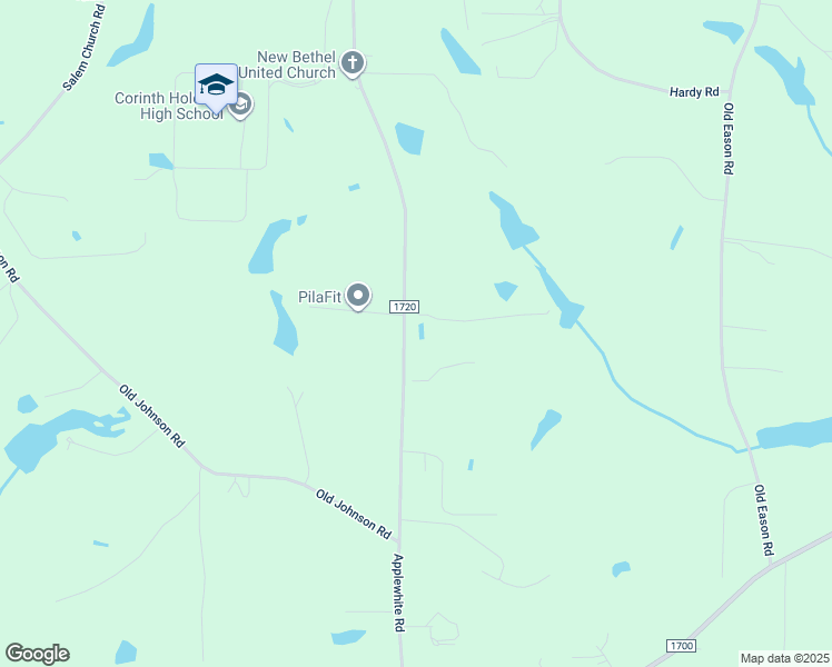 map of restaurants, bars, coffee shops, grocery stores, and more near 6097 Applewhite Road in Wendell