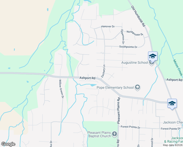 map of restaurants, bars, coffee shops, grocery stores, and more near 975 Ashport Road in Jackson