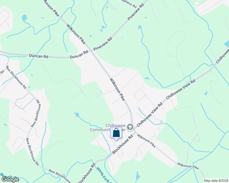 map of restaurants, bars, coffee shops, grocery stores, and more near 3037 Wilkinson Pike in Maryville