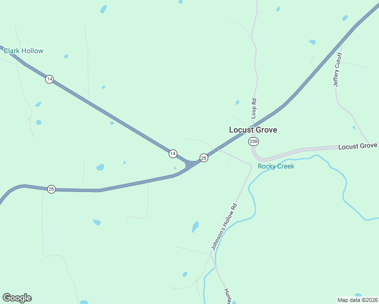 map of restaurants, bars, coffee shops, grocery stores, and more near 77 Buckner Lane in Locust Grove