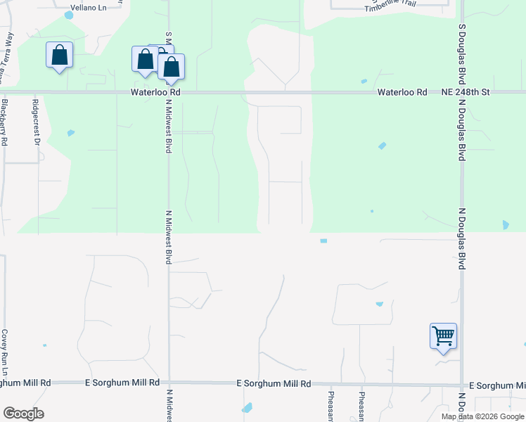 map of restaurants, bars, coffee shops, grocery stores, and more near 6341 Valley View Road in Edmond