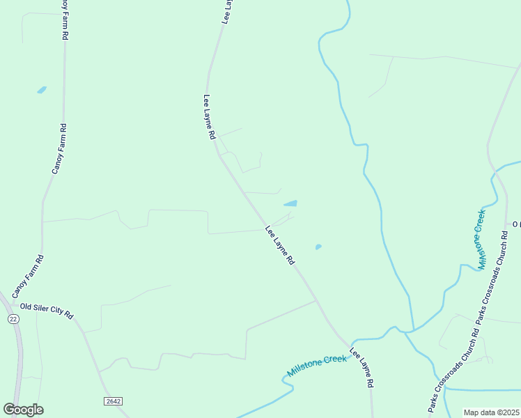 map of restaurants, bars, coffee shops, grocery stores, and more near 1265 Lee Layne Road in Ramseur