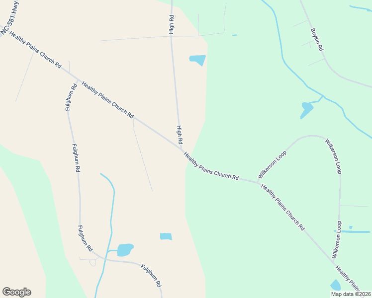 map of restaurants, bars, coffee shops, grocery stores, and more near 7701 Healthy Plains Church Road in Sims