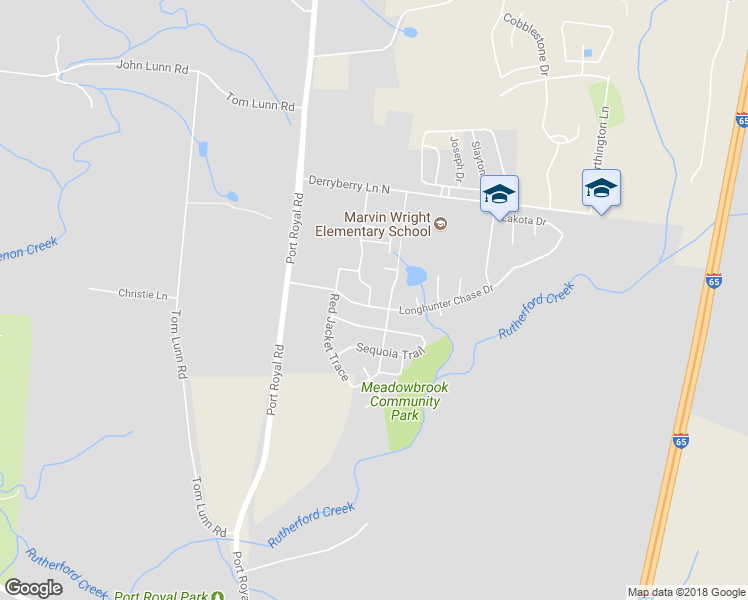 map of restaurants, bars, coffee shops, grocery stores, and more near 1017 Longhunter Chase Drive in Spring Hill