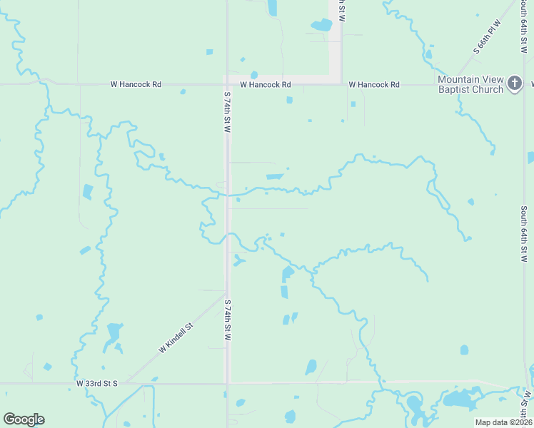 map of restaurants, bars, coffee shops, grocery stores, and more near 7351 West 27th Street South in Muskogee