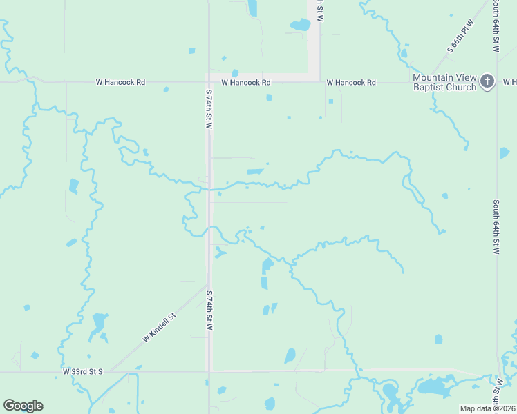 map of restaurants, bars, coffee shops, grocery stores, and more near 7351 West 27th Street South in Muskogee